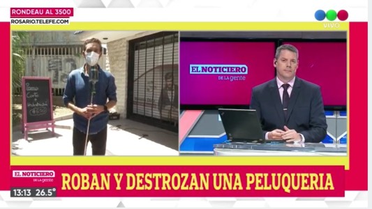 Indignante: robaron y destrozaron una peluquería