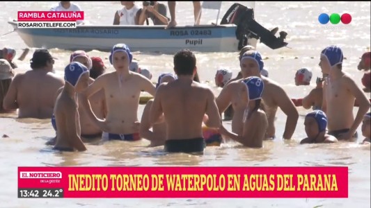 Rosario vivió un finde a puro Waterpolo en el Paraná