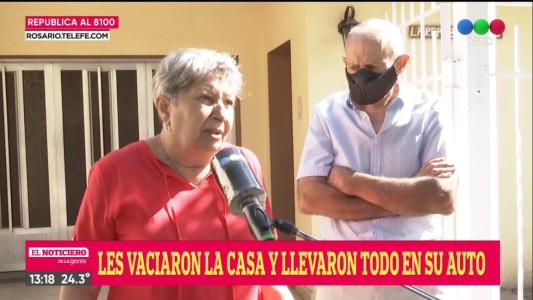 Entradera: a una pareja de jubilados le robaron hasta el auto