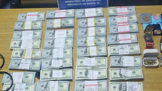 Allanan caja de seguridad y secuestran más de U$S 300.000
