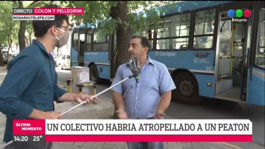 Último momento: un colectivo habría atropellado a una mujer