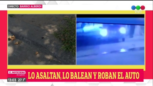 Balearon a un hombre para robarle su auto