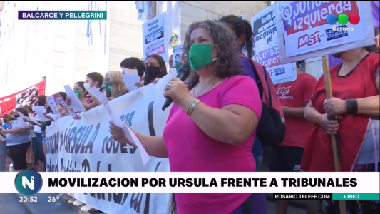 Justicia por Úrsula: masiva convocatoria frente a Tribunales
