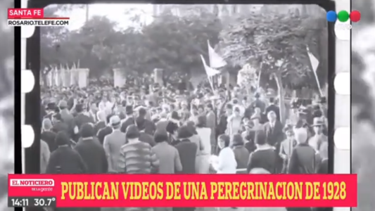 De película. Recuperan imágenes de 1928