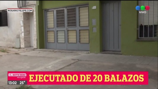 Otro homicidio en Rosario: mataron con diez tiros a un hombre en la puerta de su casa