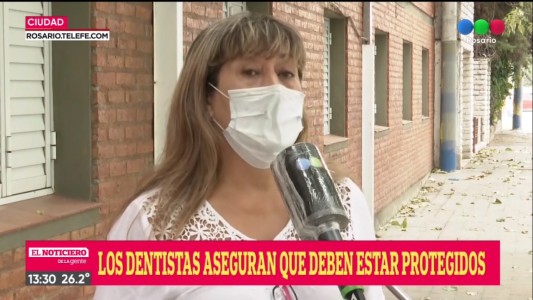 Odontólogos autoconvocados piden ser vacunados contra el coronavirus