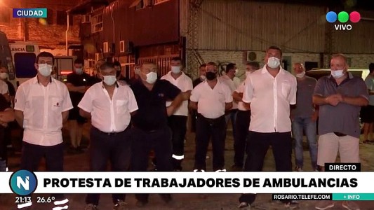 Estado de alerta en el sistema de ambulancias de Rosario