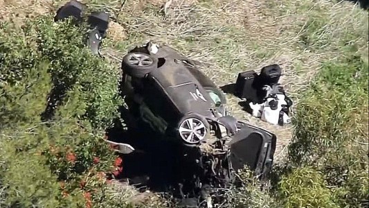 Tiger Woods herido en un grave accidente de auto
