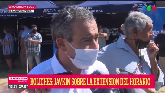 Javkin sobre  la extensión horaria en bares:  "Lo vemos favorable y tenemos condiciones para avanzar un poco más"