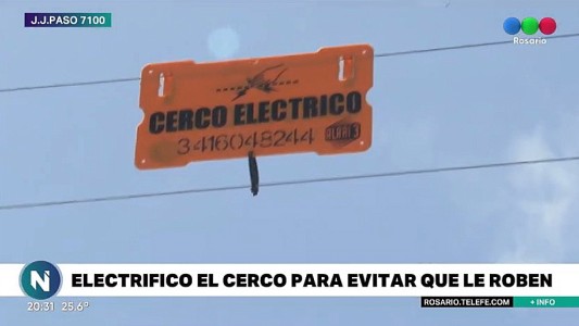 Reforzó su casa con un cerco electrificado harta de la inseguridad