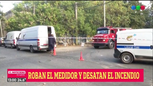 Evacuaron por una fuga de gas e incendio una manzana del barrio Refinería