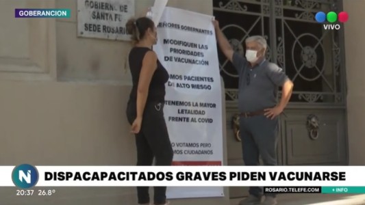 Reclaman turnos prioritarios para vacunación de personas con discapacidades