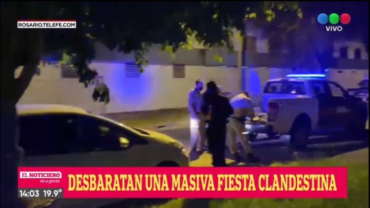 Último primer día: desbarataron una masiva fiesta calndestina