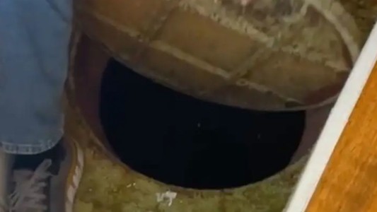 Una tiktoker movió un armario y descubrió un refugio secreto