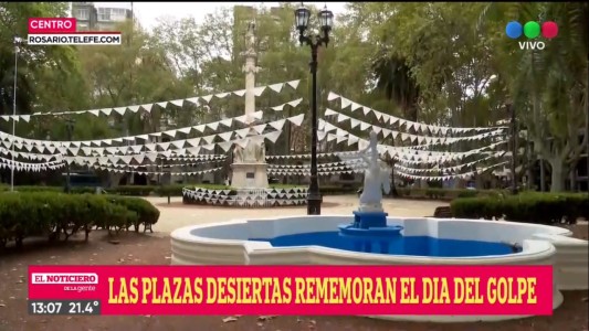 Feriado: poca gente en las calles y menor movimiento en el centro rosarino