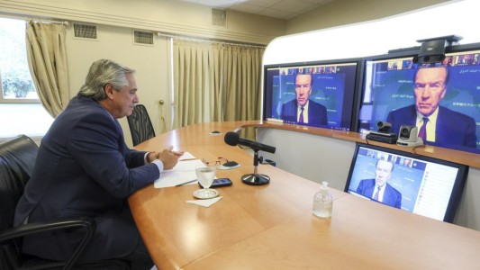 El Presidente y el titular del BM dialogaron sobre un "crecimiento armónico y equitativo" del país