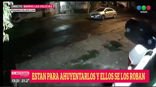 Inseguridad en Barrio Las Delicias: robaron reflectores en toda una cuadra