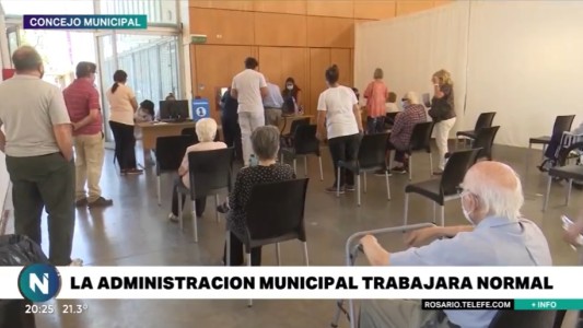 El intendente Javkin señaló que la administración municipal trabajará en forma normal