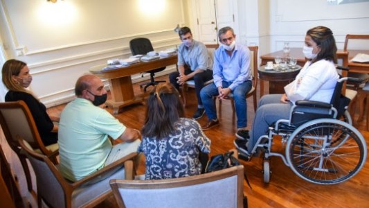 Javkin recibió a Cintia, la mamá de Valentino y esposa de David Pizorno