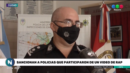 Escándalo y sanción: separaron a policías que participaron en videoclip de traperos