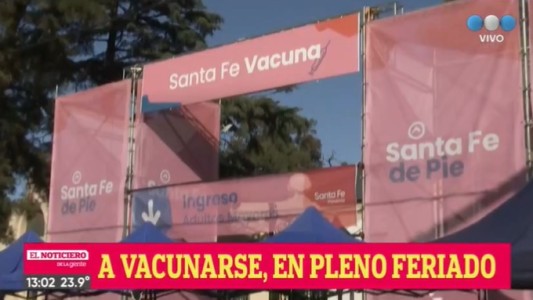 En viernes Santo siguen vacunando en la Rural