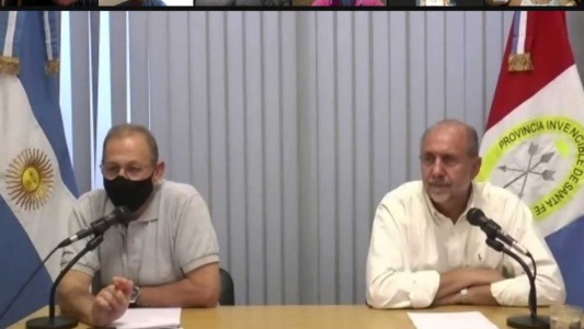 El gobernador Perotti junto a los ministros Martorano y Corach se reúnen con intendentes y presidentes comunales