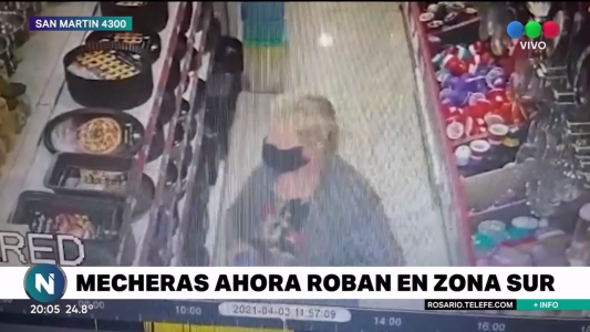Mecheras en la zona sur: una mujer robó en un bazar y los empleados salieron a correrla
