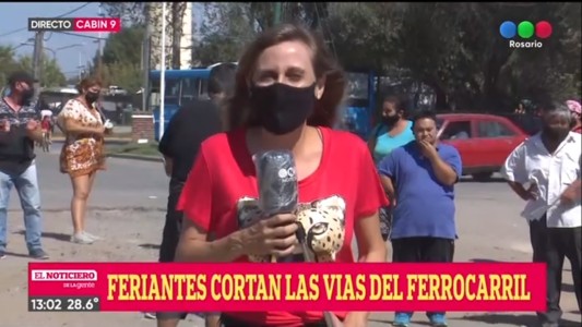 Los feriantes de Cabín 9 volvieron a manifestarse en pedido de poder regresar al trabajo