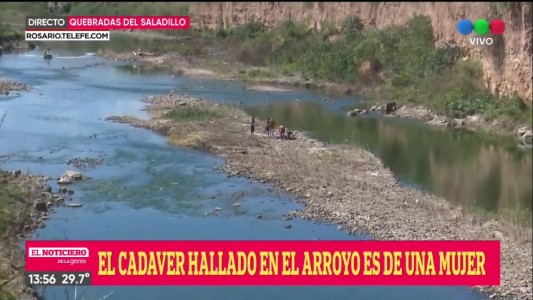 Encontraron el cadaver de una mujer en el Arroyo Saladillo
