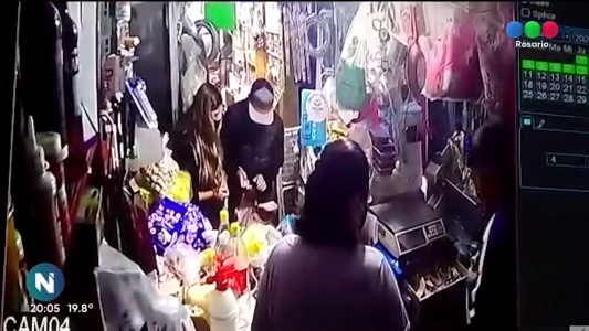 G. Baigorria: robaron en una despensa y escaparon en el auto de una clienta