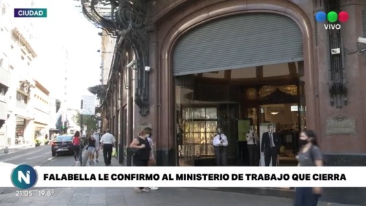 Falabella ratificó que cierra y empiezan a negociar indemnizaciones