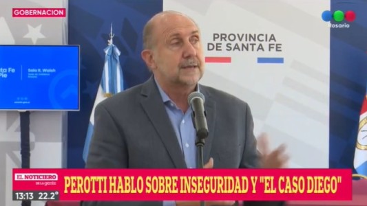 Perotti habló sobre inseguridad y el "Caso Diego"
