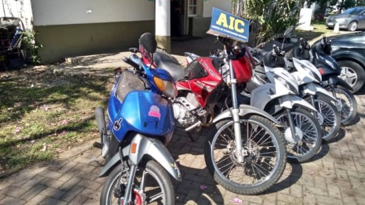La AIC secuestró motos adulteradas en el Corralón Municipal de Rosario