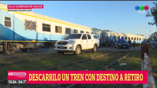Descarriló un tren en Villa Gobernador Gálvez