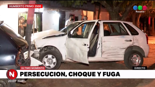 Le robaron el auto a una docente y chocaron en la fuga