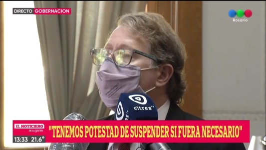 Diego Llumá: "Si nada cambia se suspende el partido"