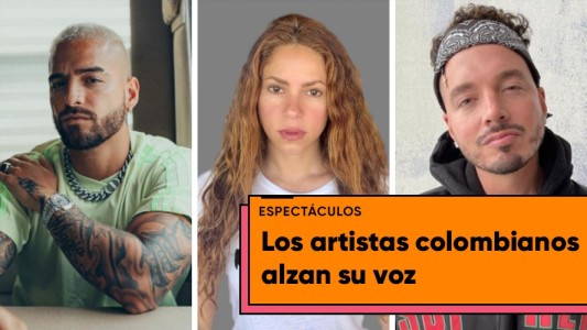 Los mensajes de Shakira, Maluma y J Balvin en contra de la violencia en Colombia
