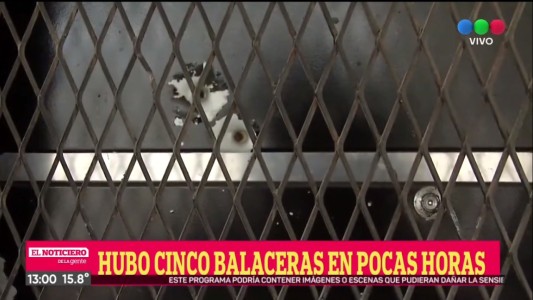Feroz balacera a una casa en Cullen 3400