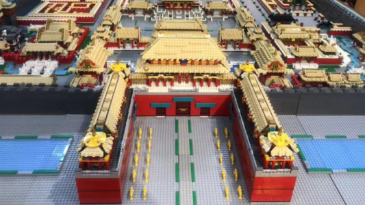 Maníaco de Lego: un artista recreó la Ciudad Prohibida de Pekín con más de 700.000 bloques