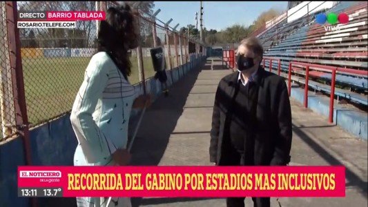 Se desarrollaron en Rosario las recorridas de análisis de sensibilización de estadios inclusivos