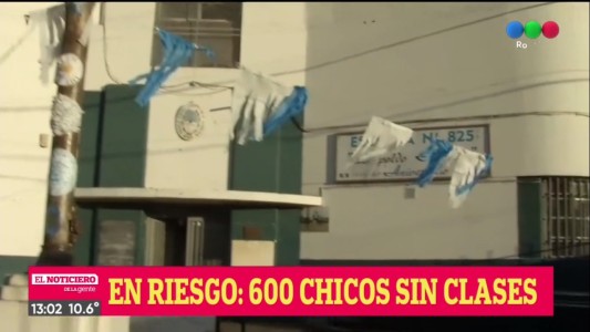 Delincuentes robaron cables de energía y dejaron sin clases a una escuela