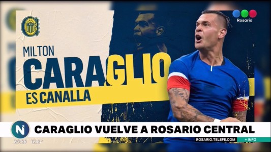 Caraglio acordó su vuelta a Central después de 10 años