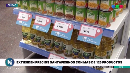 Extienden precios santafesinos con más de 120 productos