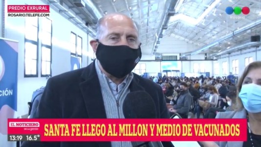 Omar Perotti: "Santa Fe llegó al millón y medio de personas vacunadas"