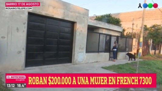 Robaron unos 200 mil pesos a una mujer en Barrio 17 de agosto