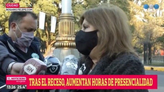 Cantero dijo que tras el receso extenderán el horario de clases