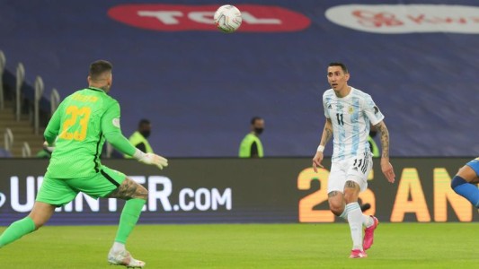 Revelan cómo le quedó el tobillo a Di María tras la final con Brasil