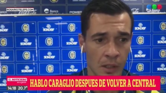 Caraglio: “Vengo a conseguir cosas importantes con esta camiseta”
