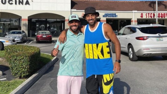 Tevez visitó a "Wanchope" en Estados Unidos y alimenta rumores sobre su llegada a la MLS