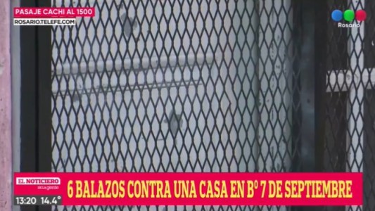 Balearon una vivienda en barrio 7 de septiembre